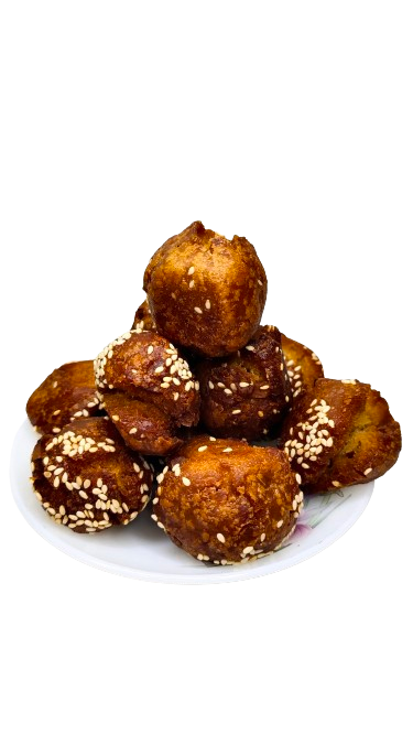 Pakundalu / Jaggery Rice Flour Balls